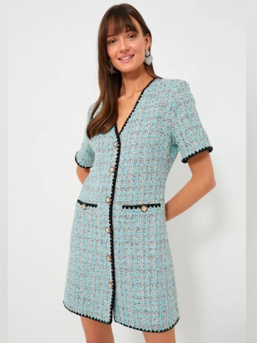 NWT Tuckernuck Pomander Place Josephine Tweed Dress
